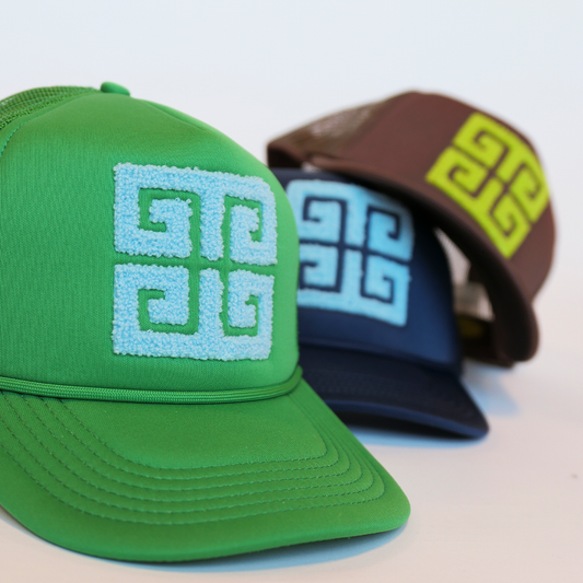 Greek Key Hats