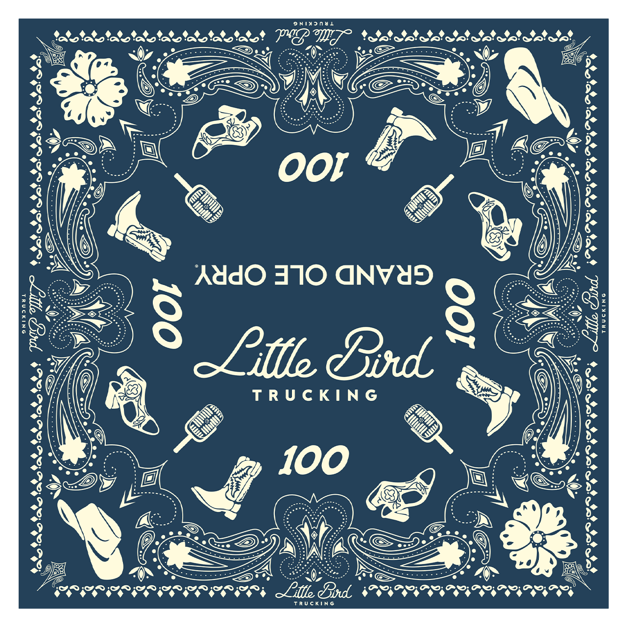(PRE-ORDER) Opry x Little Bird Trucking Barn Dance Bandana