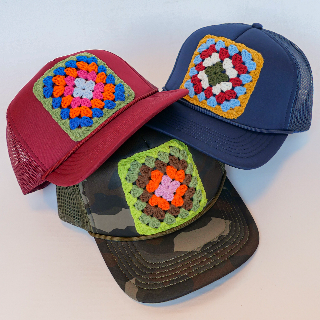 Granny Square Hats