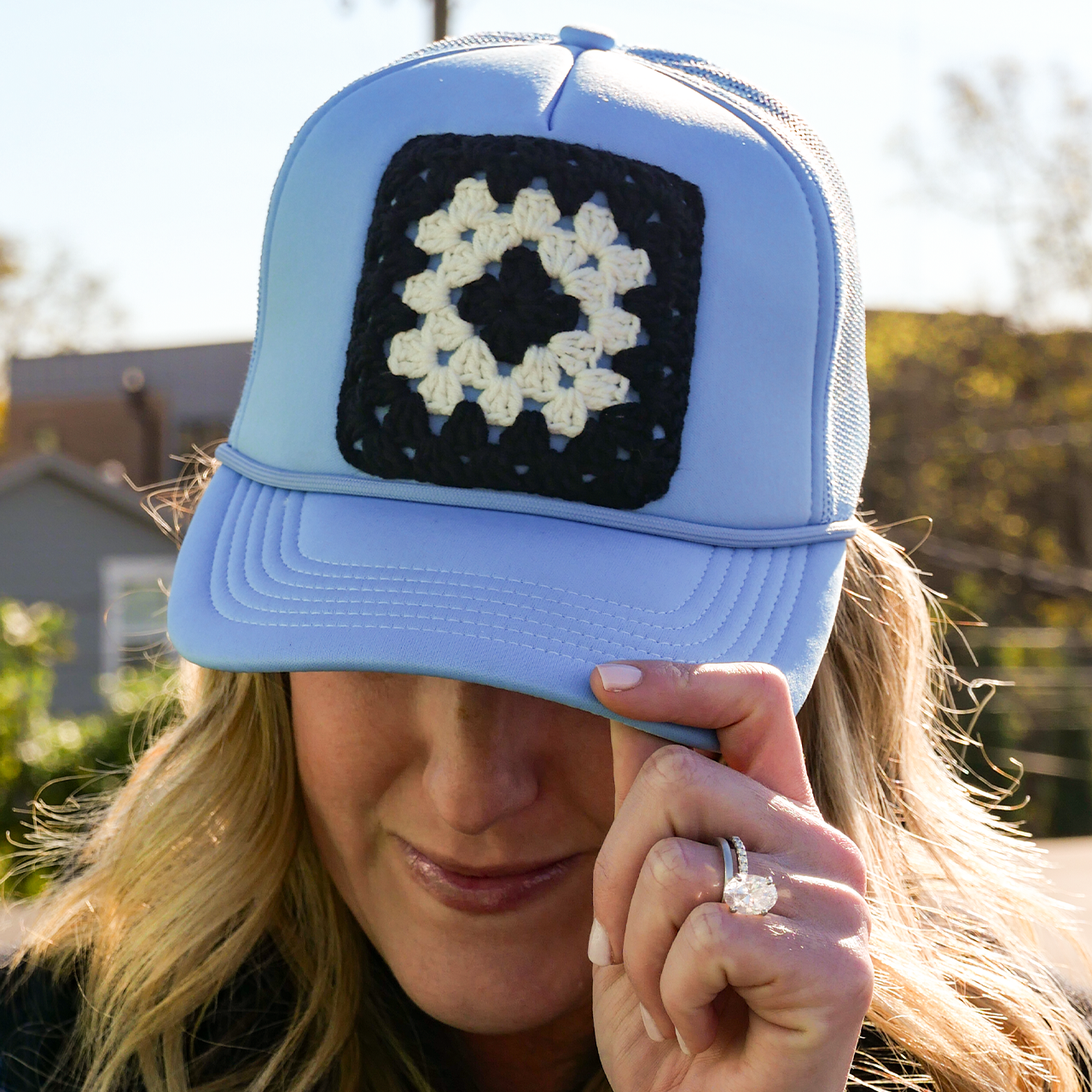 Game Day Granny Square Hat