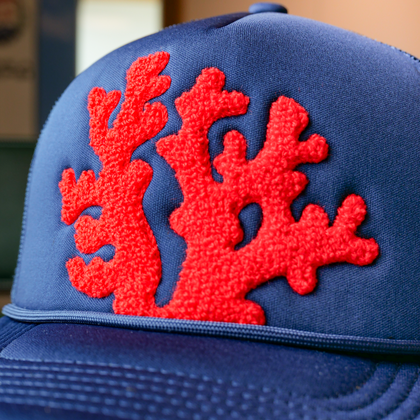 Coral Hat - Navy